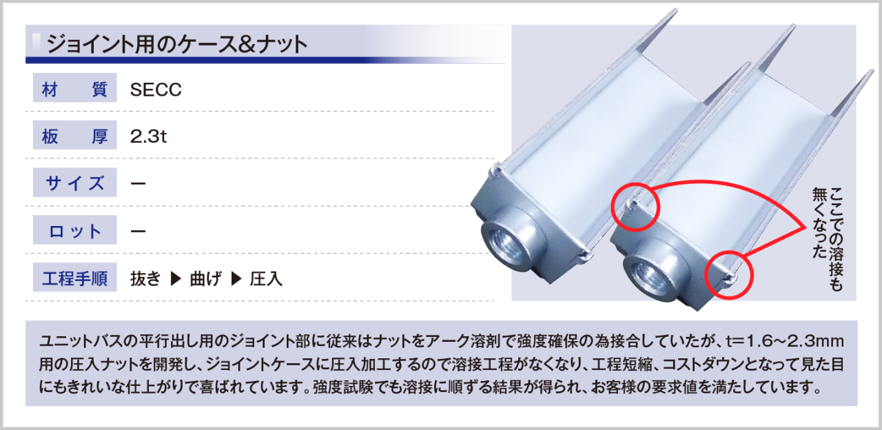 ジョイント用のケース＆ナット